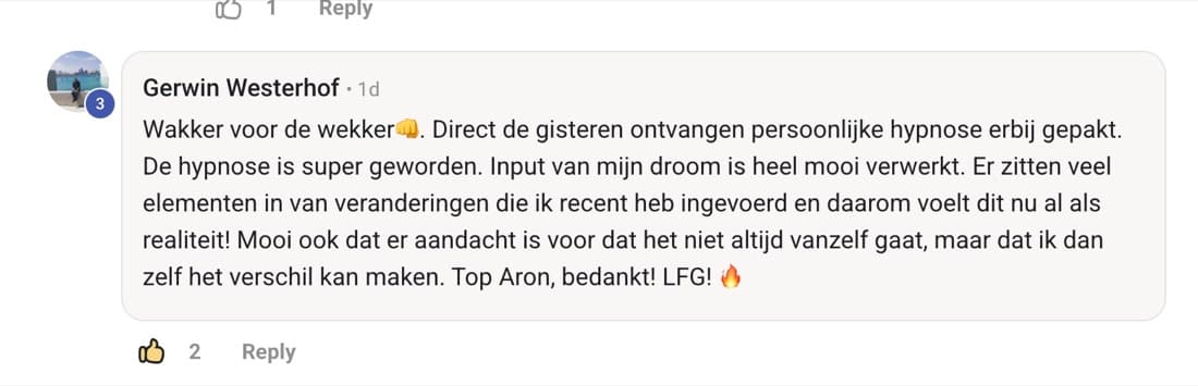 Gerwin Westerhof over zijn persoonlijke hypnose die nu al als realiteit voelt